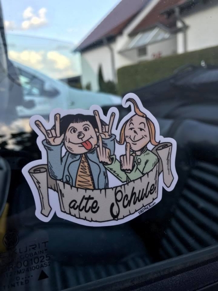 Dub Spencer - Sticker – Max & Moritz, alte Schule