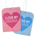 Dub Spencer air freshener - i love my vagina